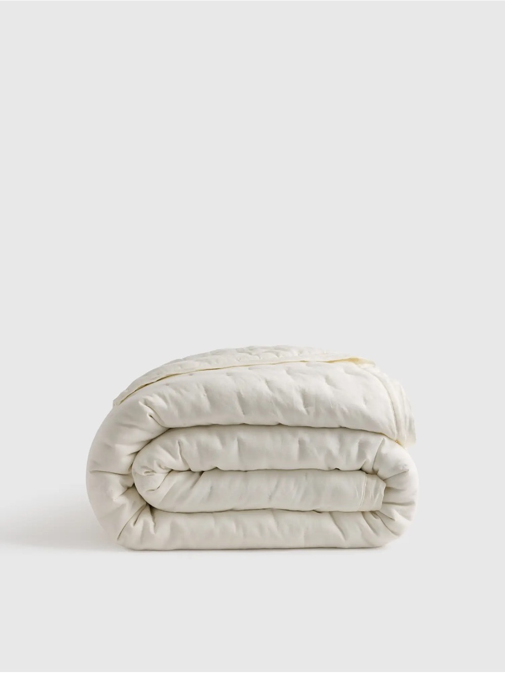 Quince European Linen Dream Quilt - Ivory King/Cal King